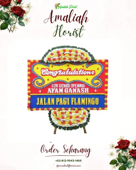 Sewa Papan Bunga Taman Rahayu